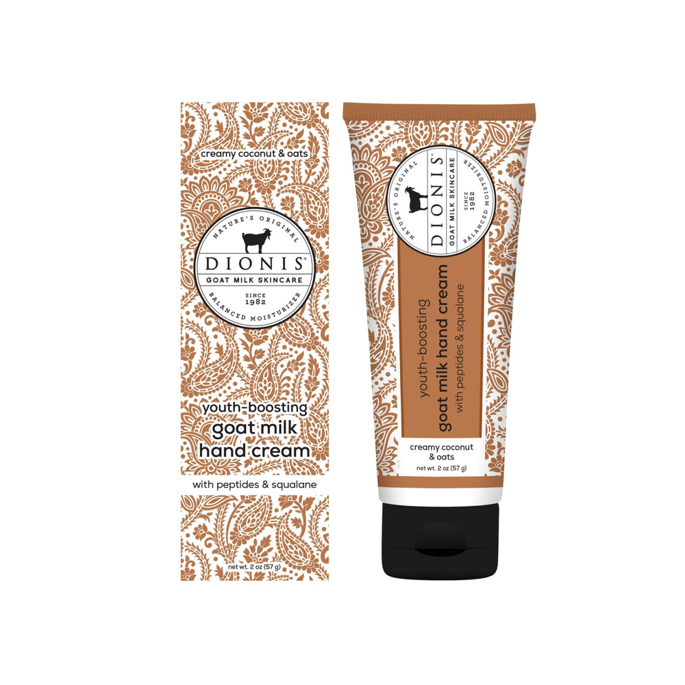 Dionis Youth Boosting Goat Milk Hand Cream cap close-up highlighting quick-absorption