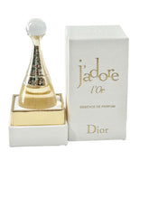 Dior J'adore Essence L'Or mini bottle pour travel-ready elegance and floral notes.