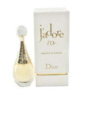 Dior J'adore Essence L'Or travel-size spray for quick touch-ups with lasting aroma.