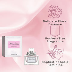Miss Dior Rose N' Roses worn for daily elegance and romantic moments.
