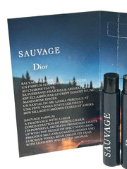 Dior Sauvage travel-ready packaging image for convenient testing.