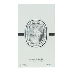 Diptyque L'eau Papier worn on skin to evoke daily ritual and freshness.
