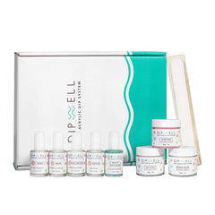 DipWell Dipping Nail Starter Kit box and products for salon-grade look at home