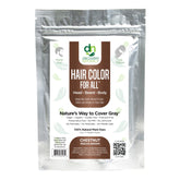 Discovery Naturals Brown Henna Hair Color Kit front view, vegan and natural
