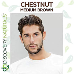 Discovery Naturals hair color paste applying to a strand