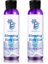 Diva Stuff Slimming Gel Cream bottle for workouts with waist trainers, offering a refreshing cooling sensation.