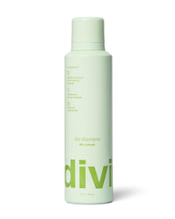 Divi Dry Shampoo Spray shows oil absorption for a refreshed look between washes.
