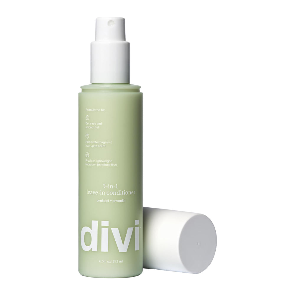 Divi 3-in-1 Leave-In Conditioner bottle for detangling and hydration