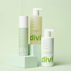 Divi wash day essentials bundle showing the three products.