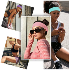 DiyJibb headbands sweat-absorb quick-dry feature during cardio workouts