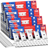 DIYSELF 1000-piece high-carbon steel single-edge blades pack for precise cutting and long life