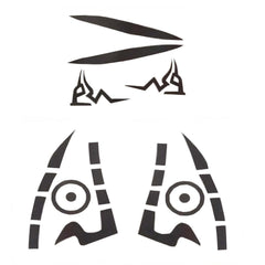 DJMANMENGG Sukuna tattoo stickers body design for expressive stage looks
