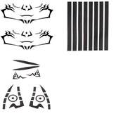 DJMANMENGG Sukuna tattoo stickers face design for bold cosplay and daily wear