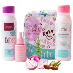 D'Luchi Kaba Red Onion Shampoo bottle for scalp cleansing and vitality.