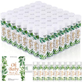 DMSKY baby shower lip balm with vanilla pattern, ideal as a guest favor.