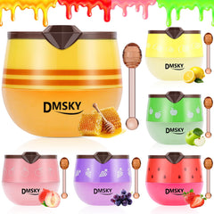 DMSKY Bee Lip Mask honey pot front view highlights premium formula for nourished lips