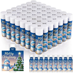 Dmsky Christmas lip balm with Santa pattern for festive lips and stocking stuffers