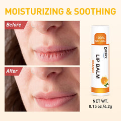 DMSKY lip balm packaging gift-ready scene highlights perfect party favors.
