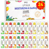 Dmsky Lip Balm Strawberry Pack nourishes lips with vibrant flavor and moisture.