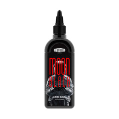 DMTATTOO Tattoo Ink Lining Black 9.5oz bottle cap showcases precise flow for clean outlines.