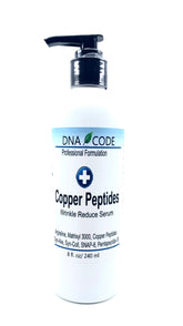 DNA CODE Skin Care Magic Firming Serum bottle with copper peptides for potential firmness