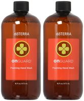 doTERRA On Guard foaming hand wash bottle with gentle cleansing.