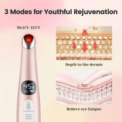 DOCOCO Eye Lift Wand ergonomic design hugs the eye contour for deeper massage.