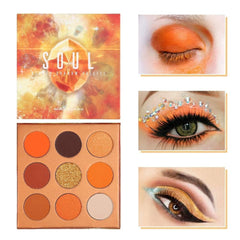 Docolor Orange Gemstone Palette for versatile day-to-night looks.