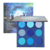 Docolor Eyeshadow Palette with blue gemstone colors for vibrant, long-lasting jewel-toned lids.