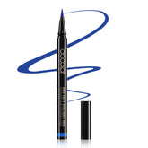 docolor waterproof blue eyeliner pen offers ultra-slim precision on lash lines.