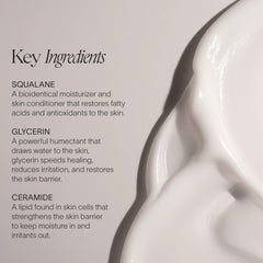 Doctor Rogers Body Cream ingredient panel highlighting squalane and shea butter