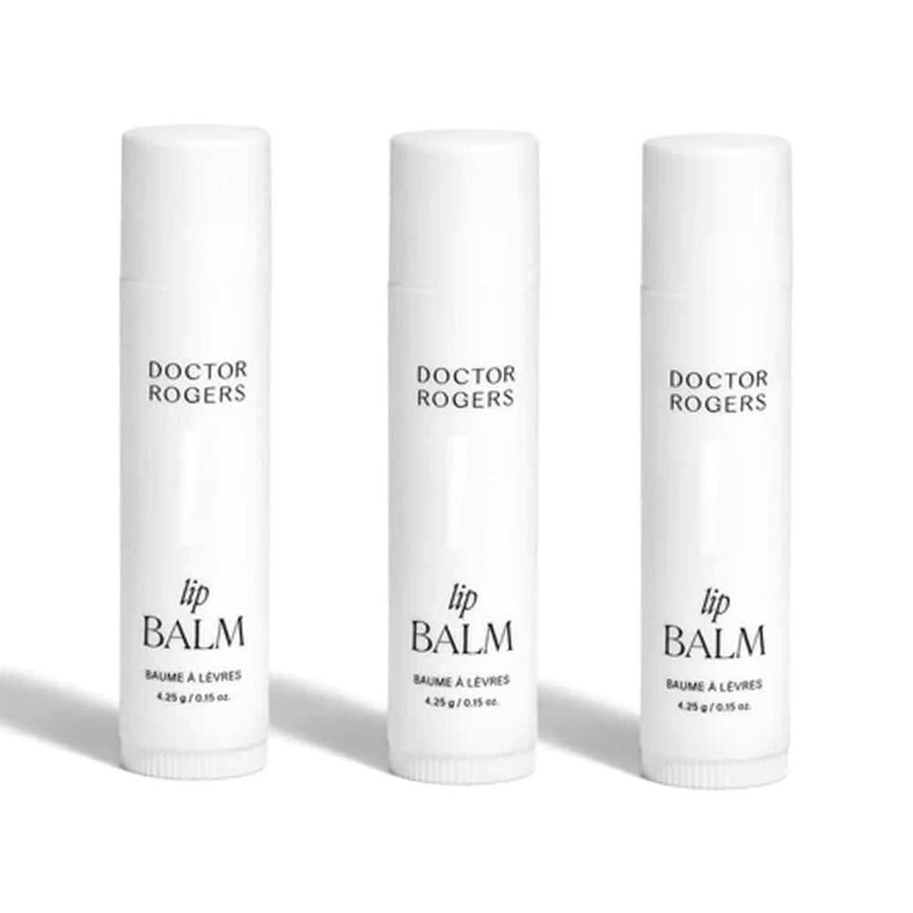 Doctor Rogers Lip Balm hydrates lips with deep, lasting moisture.