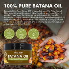 Dolahair Batana Oil pour highlights easy application and absorption