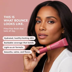 Doll 10 Peptide Bounce application swatch reveals buildable coverage.