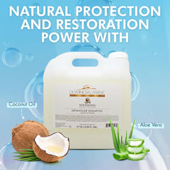 Dominican Magic Detangler Shampoo Coconut Infused with aloe vera for conditioning and moisture
