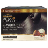 Dominican Magic Ultra Straight No-Lye bottle pour for gentle application and smooth results.