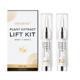 DONG RHYME lash lift kit bottle closeup with precise dosage for smooth application.