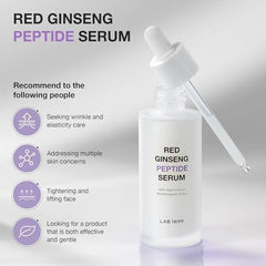 Application on the face: Donginbi LAB 1899 serum used in skincare routine