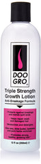 Doo Gro Growth Lotion moisturizing texture close-up emphasizing detangling ease.