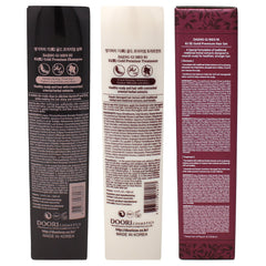 Doori Daeng Gi Meo Ri Ki Gold premium set box highlights herbal hair care ritual.