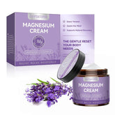Doracome Magnesium Lotion applied before bed to soothe legs and feet