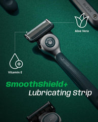 DORCO SLEEK open-flow cartridge designed for easy blade maintenance on the go.