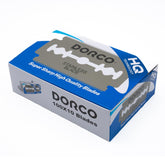 DORCO ST300 platinum bulk pack of 1000 blades for versatile shaving.