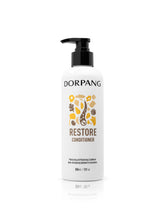DORPANG Repair Conditioner bottle pour shows weightless moisture for voluminous hair.