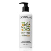 DORPANG Restore Shampoo bottle front view highlighting thinning-hair support formula.