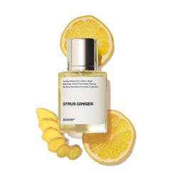 Dossier Citrus Ginger bottle front view showing crisp citrus and minty notes.