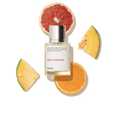 Dossier Fruity Orange bottle with citrus notes for daily wear.