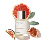Dossier Woody Sage bottle front showing the premium unisex fragrance