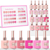 Double Rhythm gel polish bottle close-up showing vibrant shade for long-lasting wear