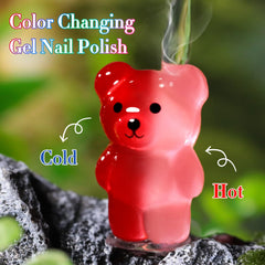 Double Rhythm blue gel polish 15ml for bold nail looks.